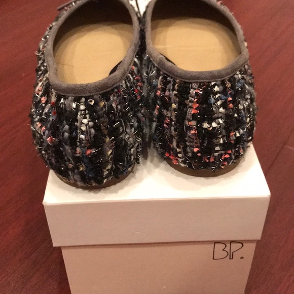 BP Tweed Slip On Flats 6.5M - Picture 4 of 8